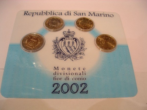 (afbeelding voor) Mini kit San Marino 2002 BU